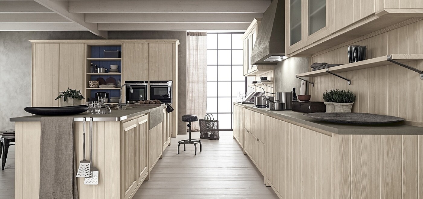 Eleganter Landhausstil: wunderschön für die große Wohnküche Eleganter Landhausstil: wunderschön für die große Wohnküche