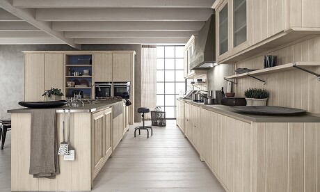 Eleganter Landhausstil: wunderschön für die große Wohnküche Eleganter Landhausstil: wunderschön für die große Wohnküche